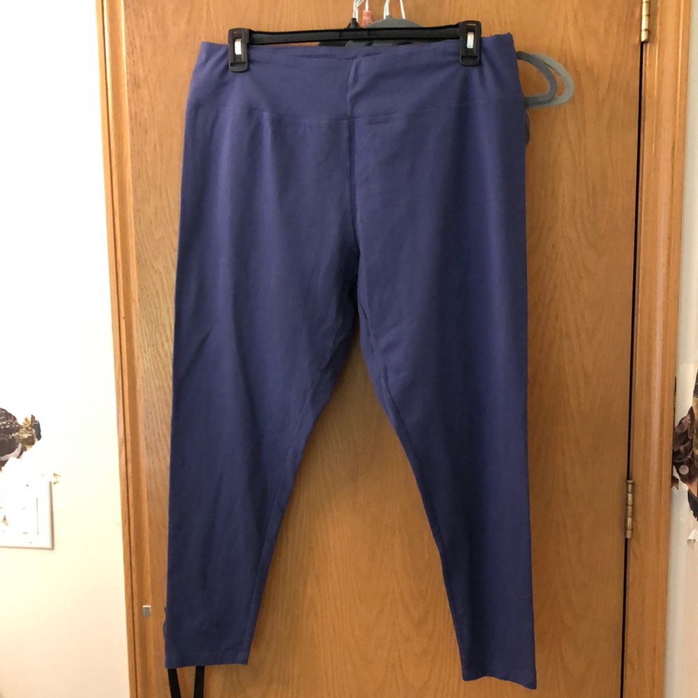 PLUS SIZE blue active leggings - 3XL